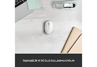 LOGITECH M171 USB Alıcılı Kablosuz Kompakt Mouse - Beyaz_2