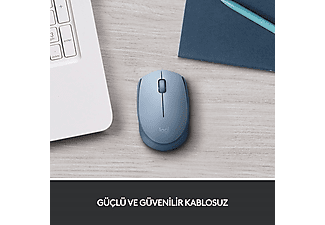 LOGITECH M171 USB Alıcılı Kablosuz Kompakt Mouse - Açık Mavi_1