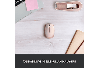 LOGITECH M171 USB Alıcılı Kablosuz Kompakt Mouse - Pembe_2