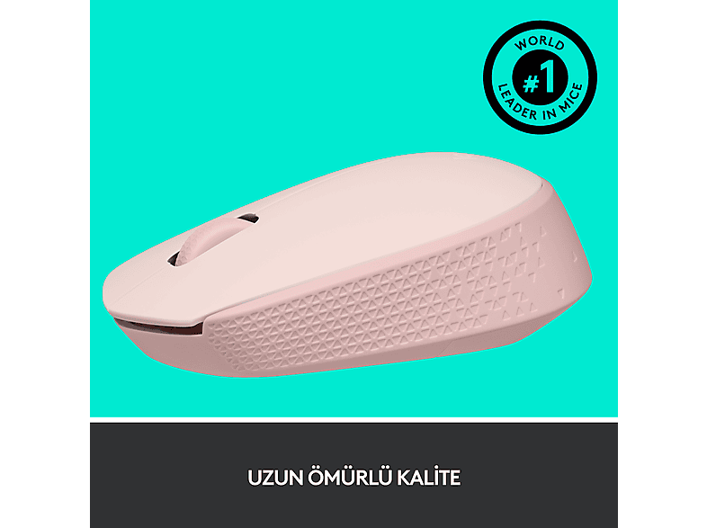 LOGITECH M171 USB Alıcılı Kablosuz Kompakt Mouse - Pembe_4