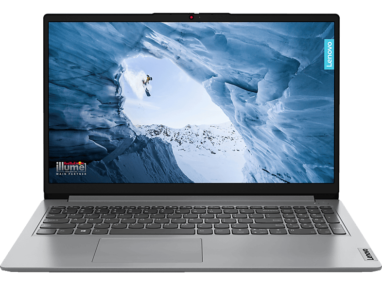 S-Modus inkl. Intel®, Notebook, Prozessor, 600, RAM, 11 IdeaPad 1i, 4 UHD Jahr Bit) Single, Zoll Microsoft Home GB Display, 365 mit (64 Cloud N4120 LENOVO Grey GB 15,6 eMMC, 128 Intel® 1 Windows