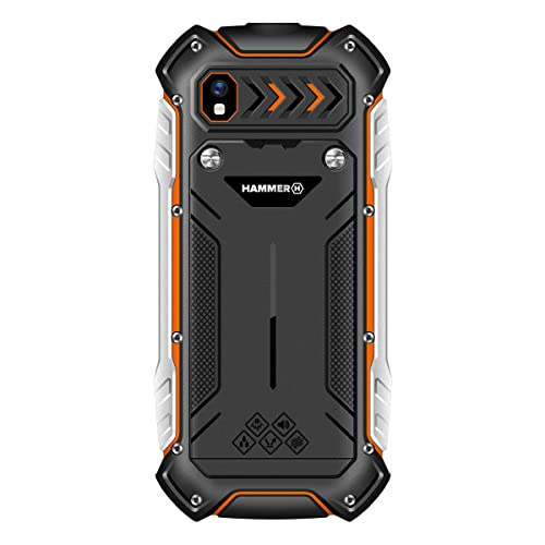 Móvil - Hammer Boost 2,4/4G LTE/256GB/IP68, Pantalla 2.4", Resistente al agua, Con cámara, Negro