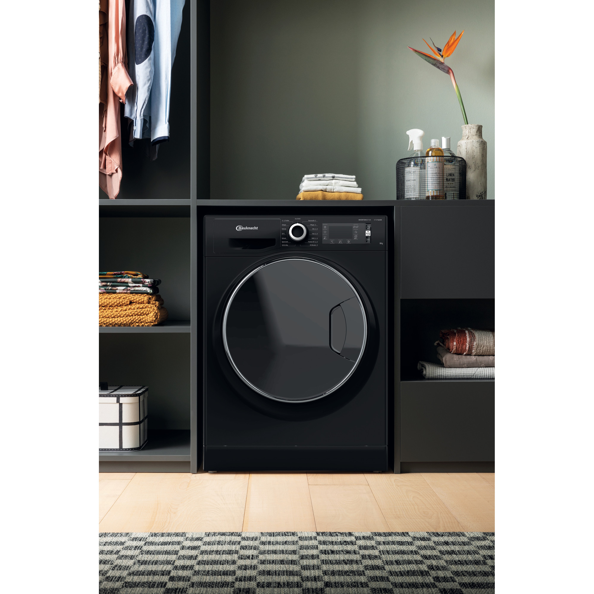 BAUKNECHT WM BB 8A Waschmaschine (8 kg, 1351 U/Min., A)