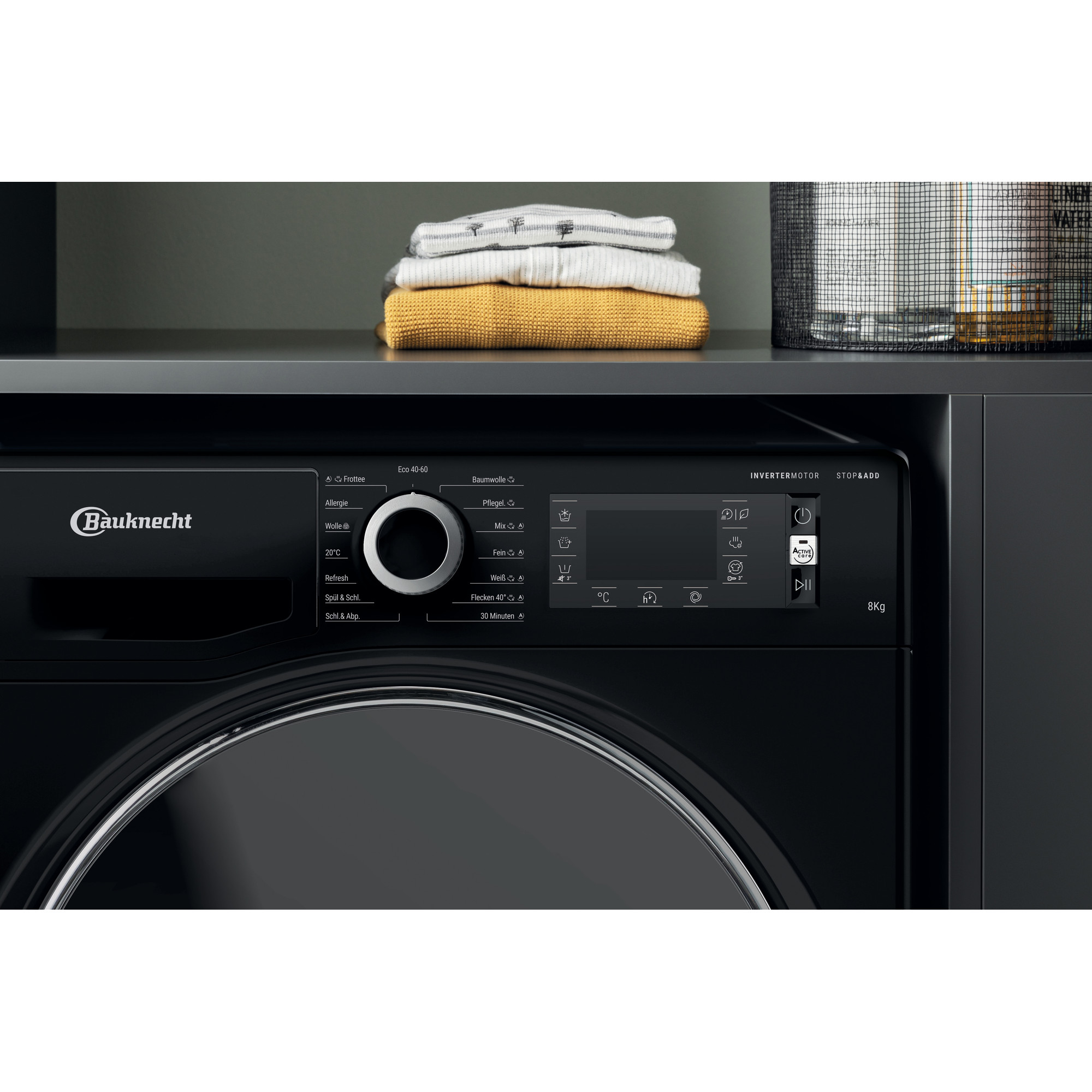 BAUKNECHT WM BB 8A Waschmaschine (8 kg, 1351 U/Min., A)