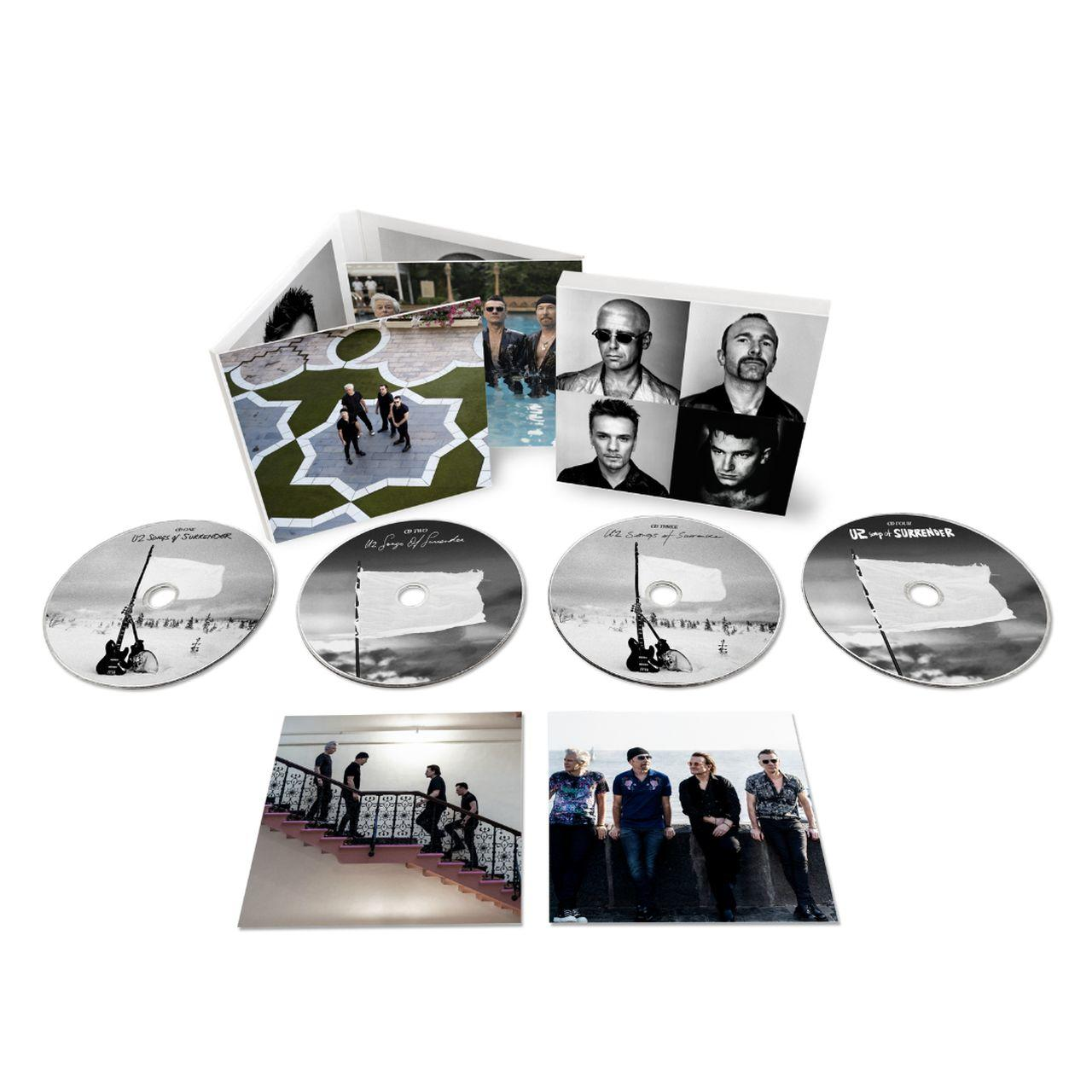 U2 album dobozkészlet és fotók.