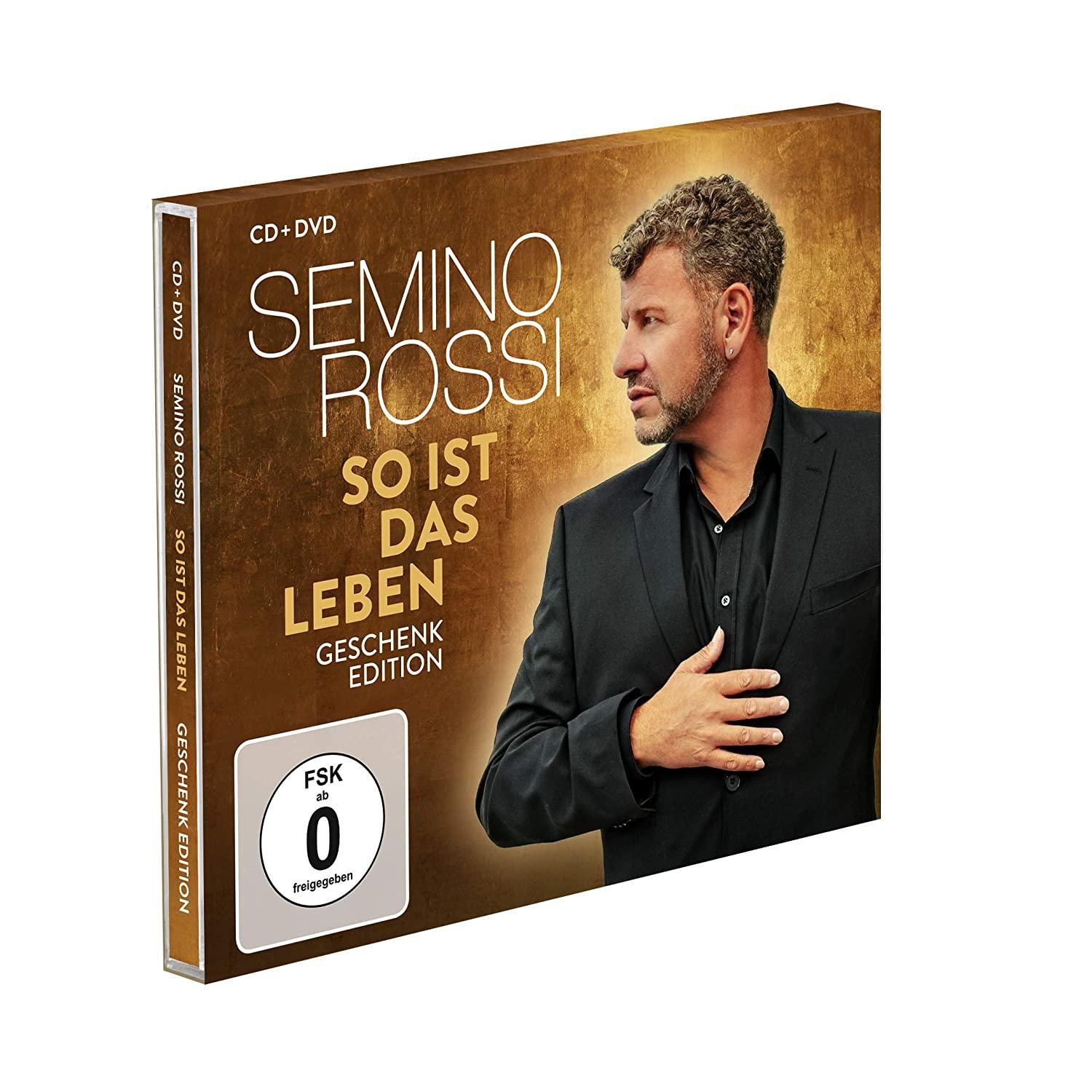 CD- und DVD-Set in einer Box. Ein Mann ist auf dem Cover zu sehen.