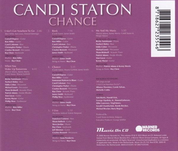 Candi Staton - Chance  - (CD)