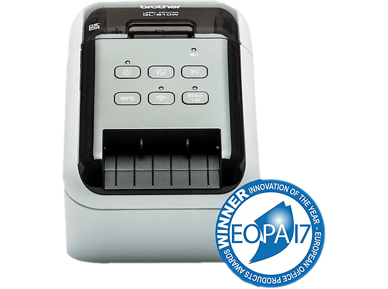Brother Labelmaker Van 62 Mm Met Rode Bedrukking (ql-810wc)
