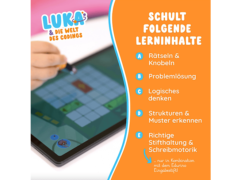 Thumbnail - EDURINO Lernfigur Edurino Figur Luka - Logisches Denken & Coding Mehrfarbig