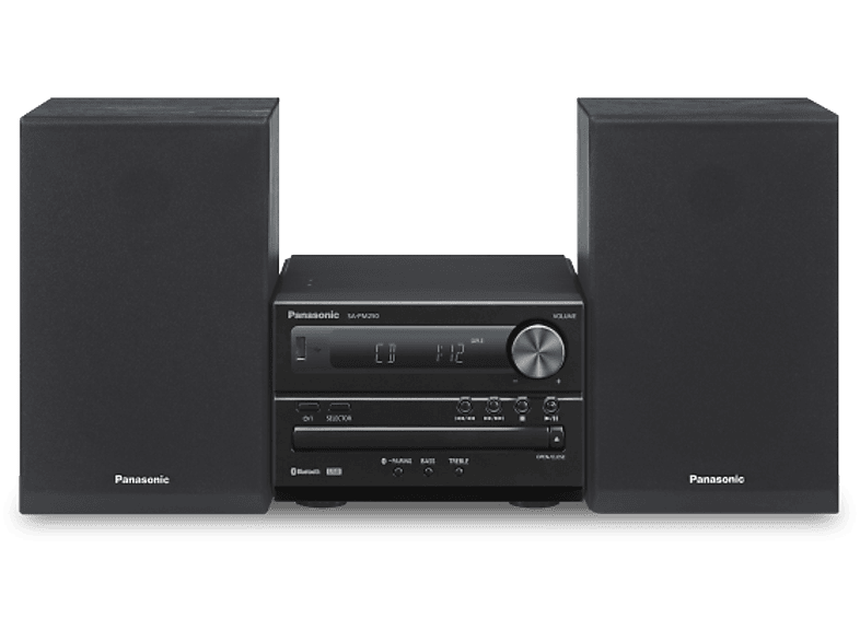 PANASONIC SC-PM250EG-K CD micro hifi rendszer, fekete