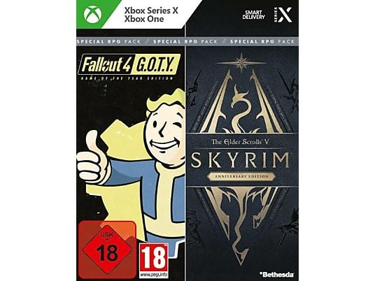 The Elder Scrolls V: Skyrim Anniversary Edition + Fallout 4 G.O.T.Y Edition (Special RPG Pack) - Xbox Series X - Deutsch