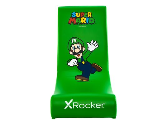 X-ROCKER Super Mario: Video Rocker - Joy Edition: Luigi - Gaming-Sessel (Grün Luigi)