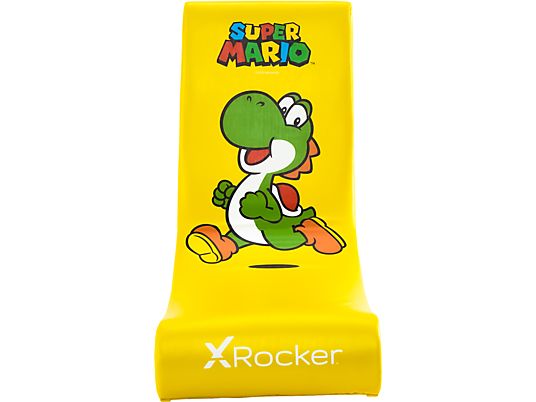 X-ROCKER Super Mario: Video Rocker - Joy Edition: Yoshi - Sedia da gaming (Giallo)