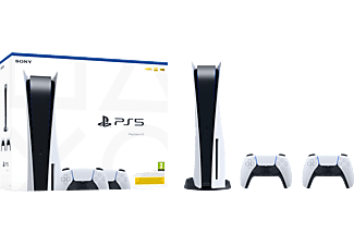SONY PlayStation 5 Standard Edition 2 db DualSense vezeték nélküli kontrollerrel