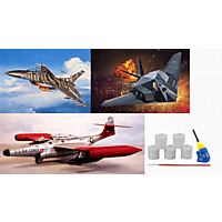 REVELL 05670 Geschenkset US Air Force 75th Anniversary Modellbausatz, Mehrfarbig