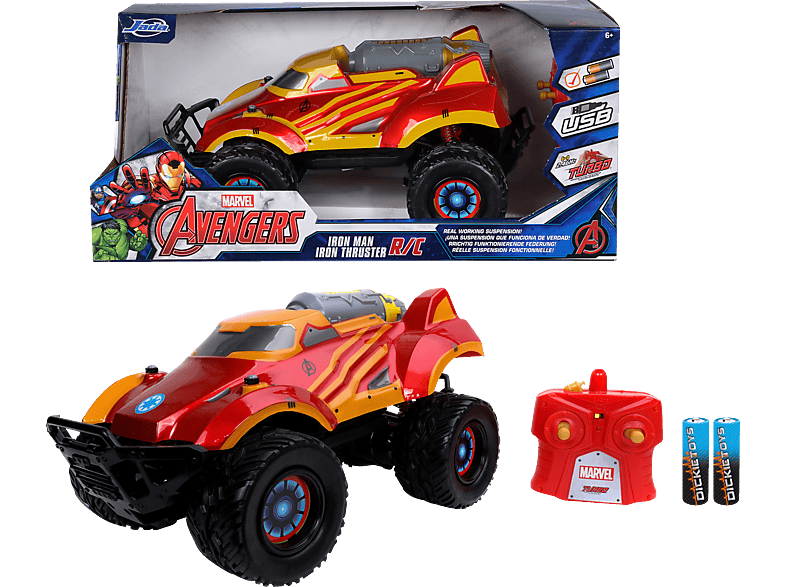 JADA Marvel RC Iron Thruster 1:14 R/C Spielzeugauto Mehrfarbig