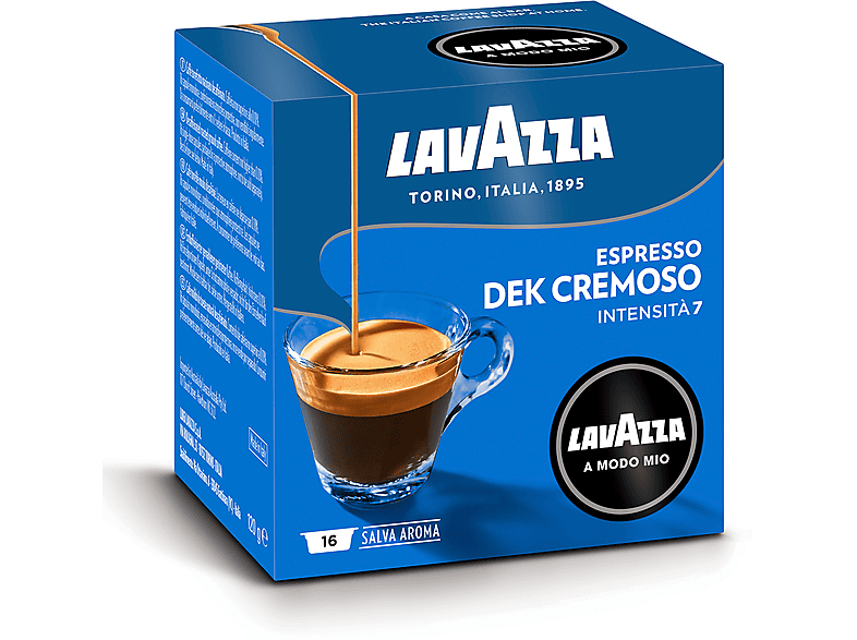 Lavazza Caffè in capsule DEK Cremoso 16Caps, Lavazza A modo mio