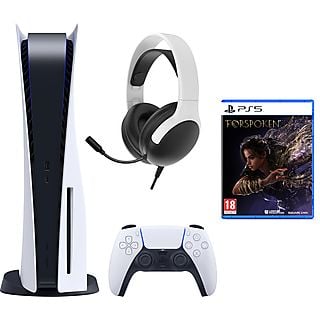 SONY PlayStation 5 Disk Edition + Qware PS5 Gaming Headset + Forspoken PS5
