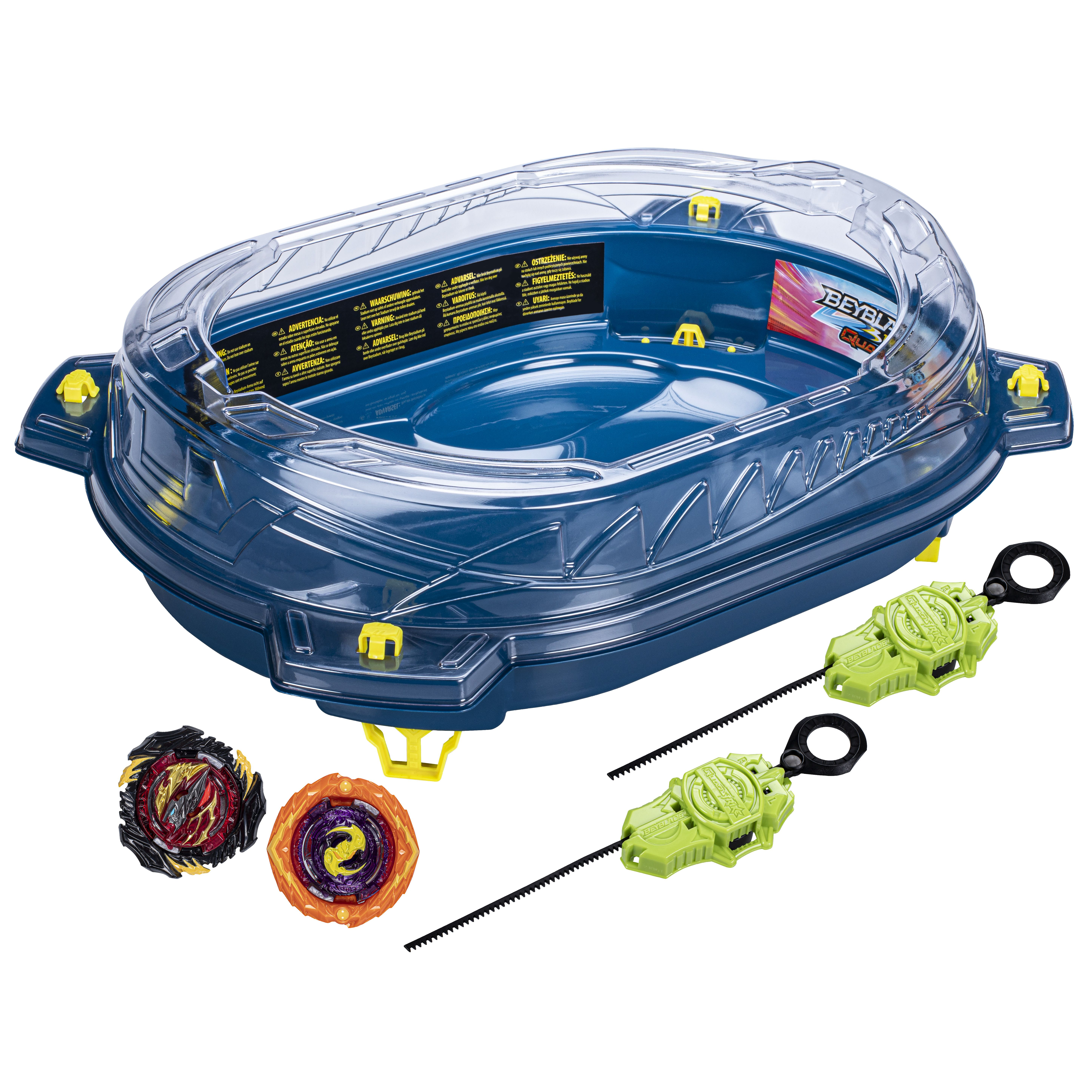 HASBRO GAMING Hasbro F6781EU4 Beyblade QS Thunder Edge Battle Set Geschicklichkeitsspiel Mehrfarbig