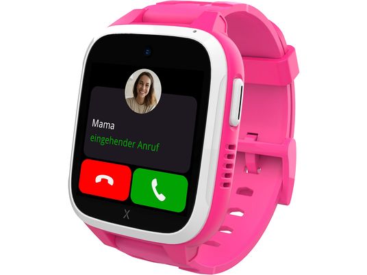 XPLORA XGO3 - Smartwatch per bambini (Onesize, Silicone, Rosa/bianco)