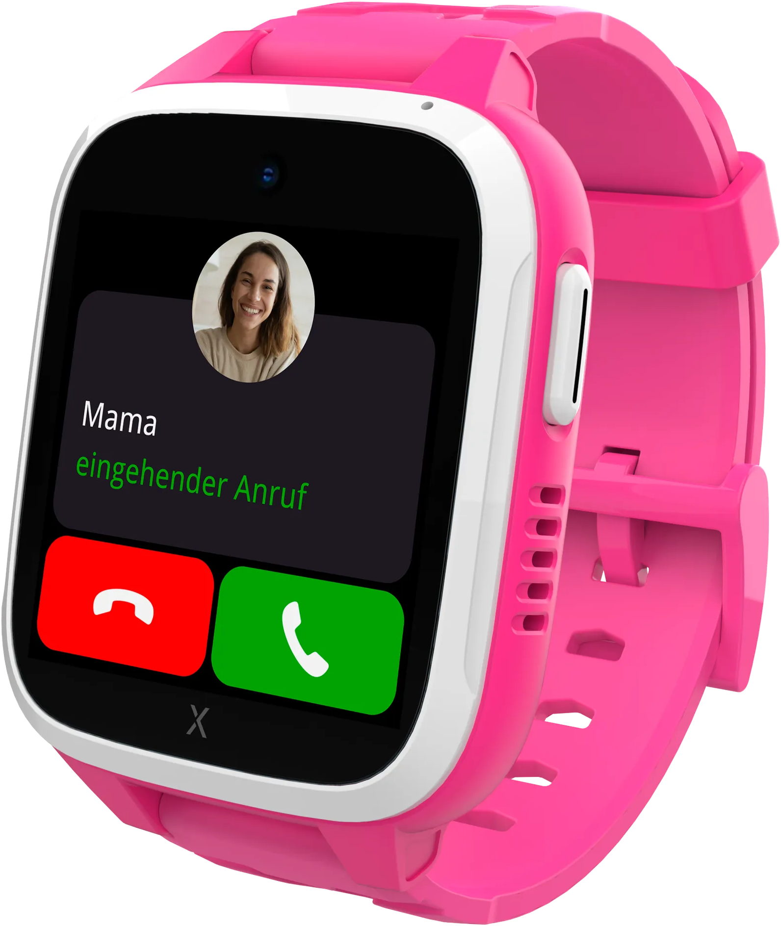 XPLORA XGO3 - Montre smartwatch pour les enfants (Onesize, silicone, Rose/Blanc)