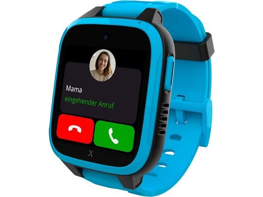 XPLORA XGO3 - Montre smartwatch pour les enfants (Onesize, silicone, Bleu/noir)