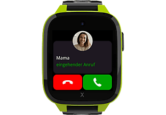 XPLORA XGO3 - Montre smartwatch pour les enfants (Onesize, silicone, Vert/noir)