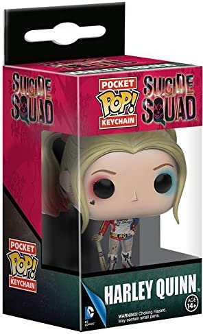 Llavero - Funko Pop! Escuadrón Suicida: Harley Quinn, 4 cm, Multicolor