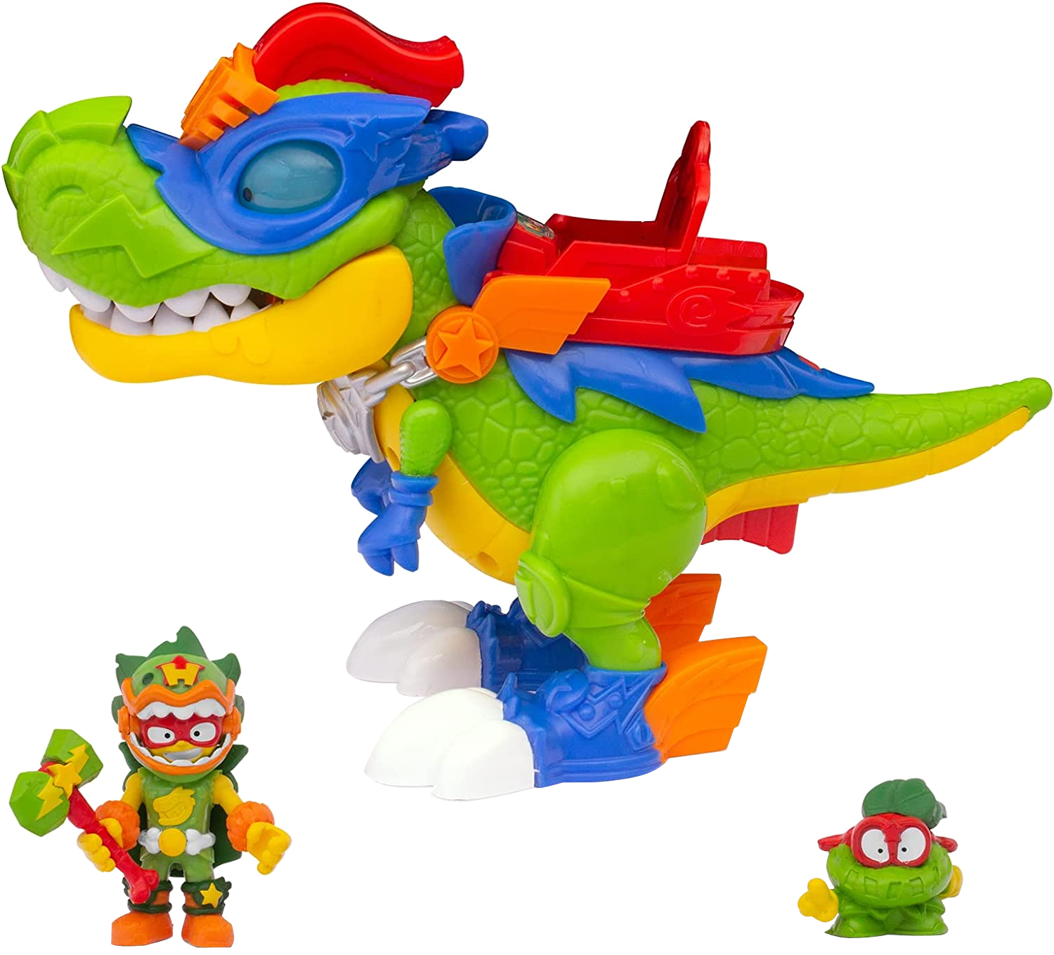 Figura - Magicbox Superdino H-Rex, 2 Pilas AA, Plástico, Multicolor