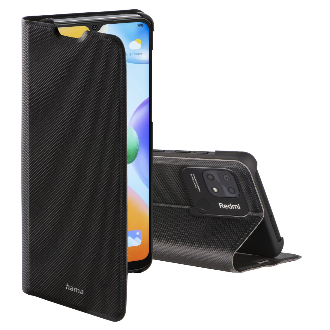 HAMA Slim Pro, Bookcover, Xiaomi, 10C, Schwarz Redmi