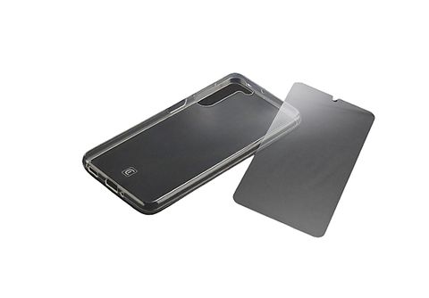 Kit de Funda + protector de cristal Cellularline para iPhone 15