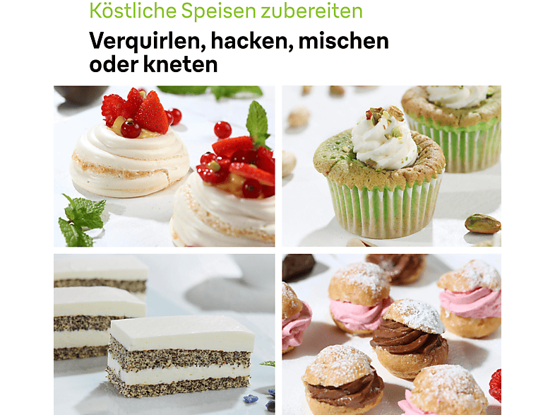 Thumbnail - BRAUN MultiMix 5 HM 5137 Handmixer Weiß/Grau (750 Watt, 500 ml Zerkleinerer, 600 Mix- und Messbecher l)