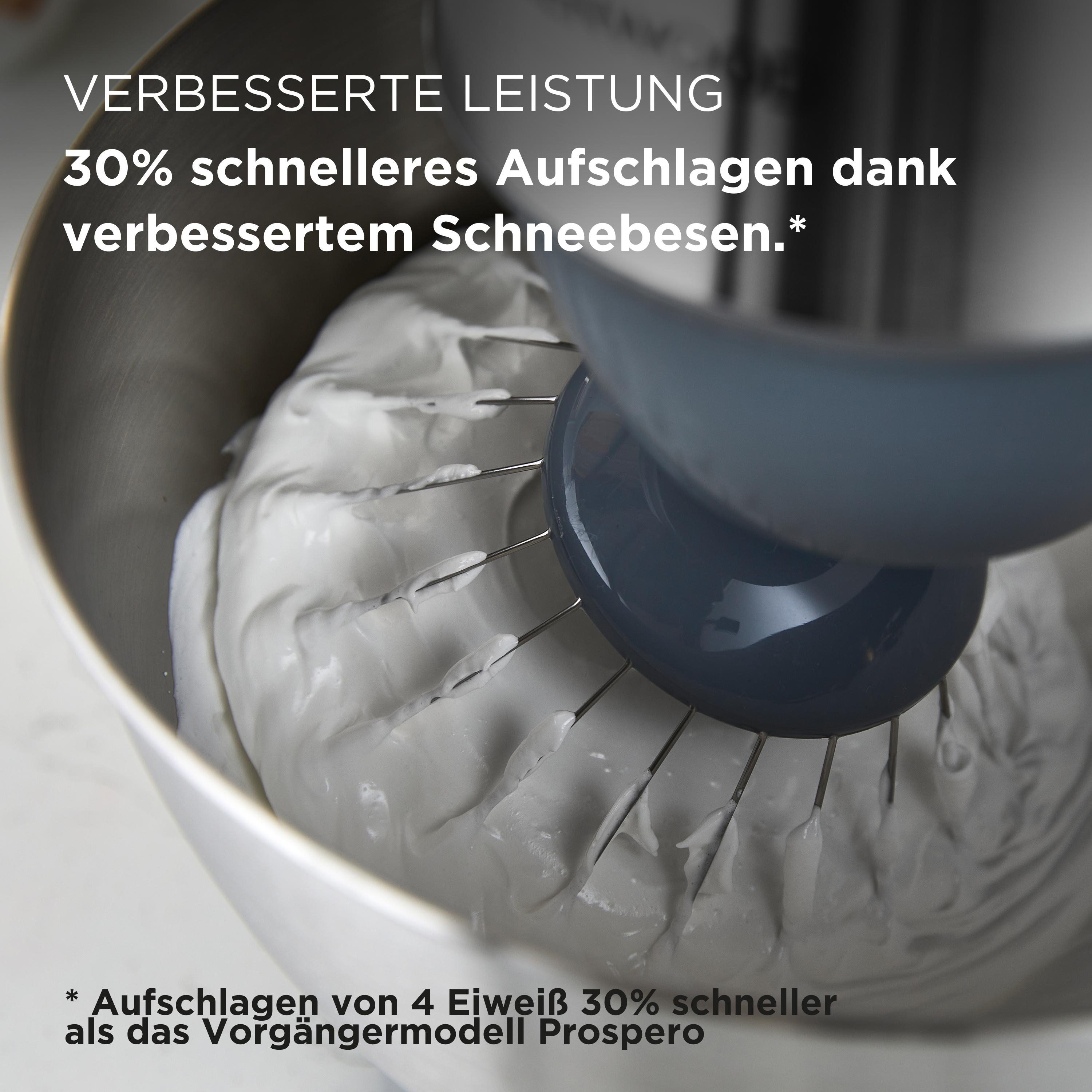 KENWOOD Prospero+ KHC29.J0SI Küchenmaschine Silber (Rührschüsselkapazität: 4,3 l, 1000 Watt)