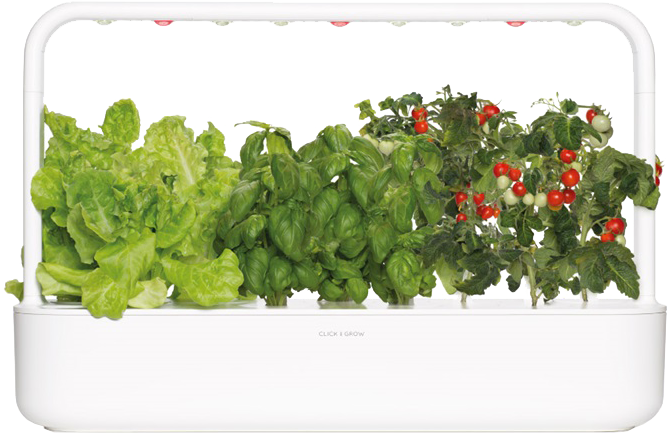 CLICKNGROW Smart Garden 9 PRO okos virágcserép, fehér (SG9S1UNI-BT)