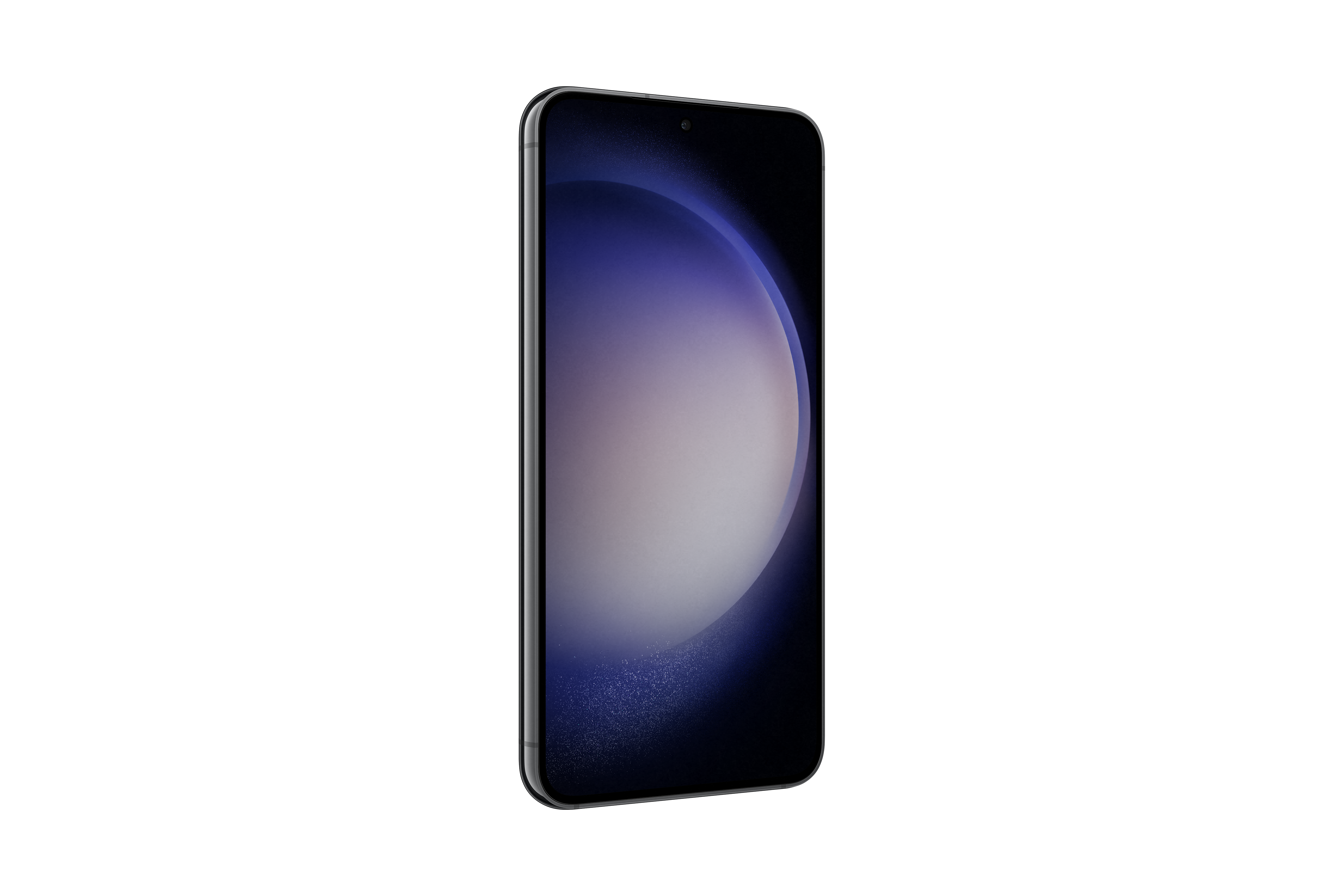 Ein Telefon mit grünem Rahmen zeigt Text über Wasser- und Staubdichtigkeit.