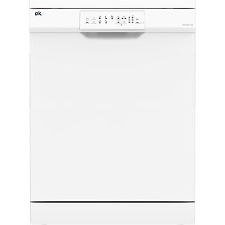 REACONDICIONADO B: Lavavajillas - OK ODW 6041-3 E FS, 12 servicios, 6 programas, 60 cm, Blanco