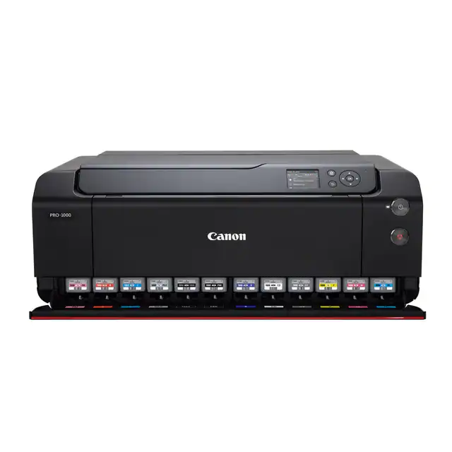 Impresora fotográfica - Canon A2 Image Prograf Pro-1000 Profesional, Inyección de tinta, 2400 x 1200 ppp, Negro
