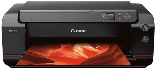 Impresora fotográfica - Canon A2 Image Prograf Pro-1000 Profesional, Inyección de tinta, 2400 x 1200 ppp, Negro