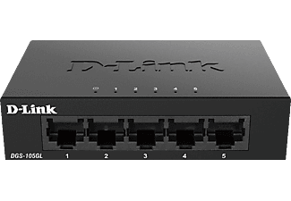 DLINK DGS-105GL/E - Switch (Schwarz)