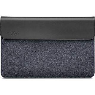 Funda portátil - Lenovo Yoga, 35.6 cm (14"), Cuero y lana,  Negro