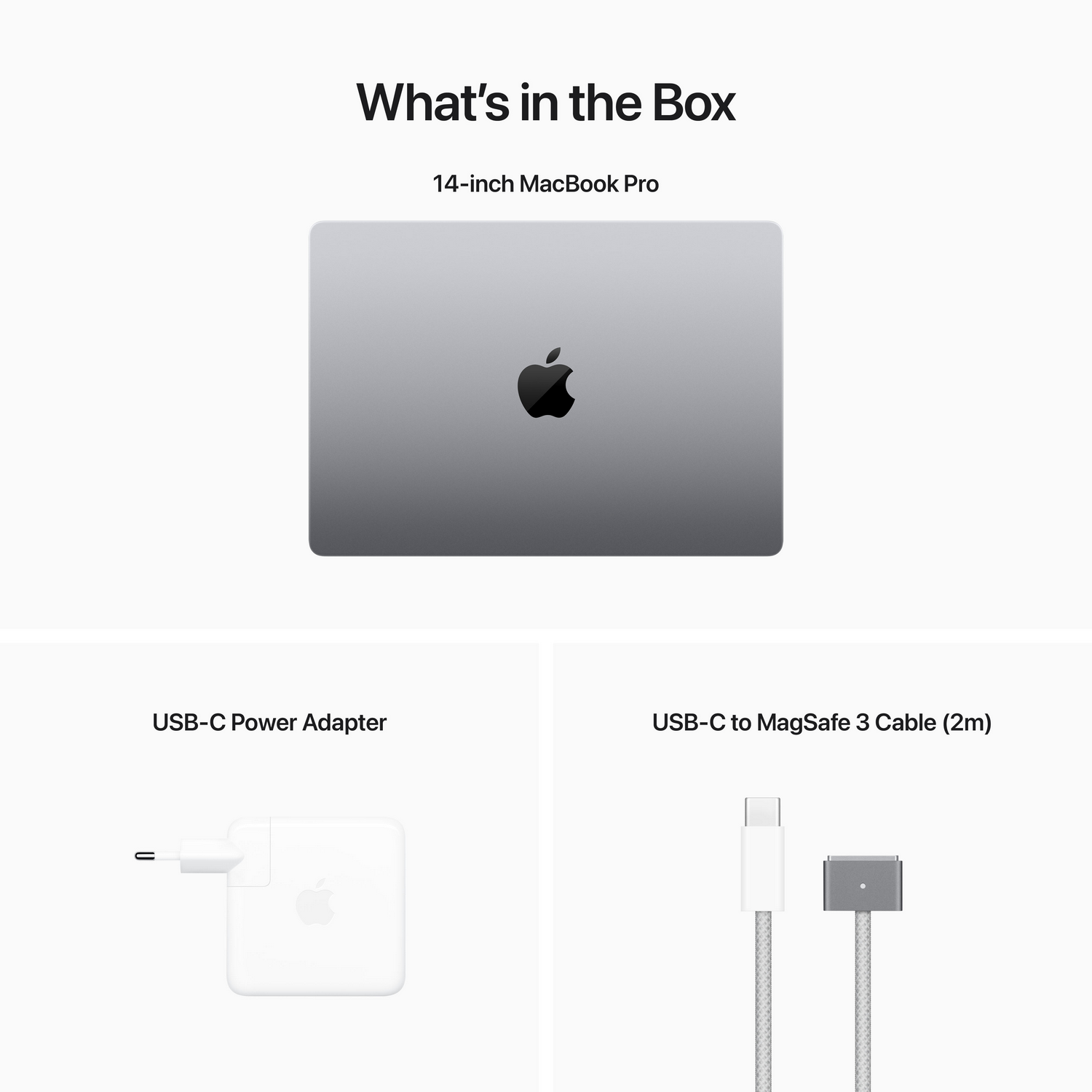 APPLE MacBook Pro 14 (2023) - Spacegrijs M2 Pro - 10C - 16C - 16 GB - 512 GB