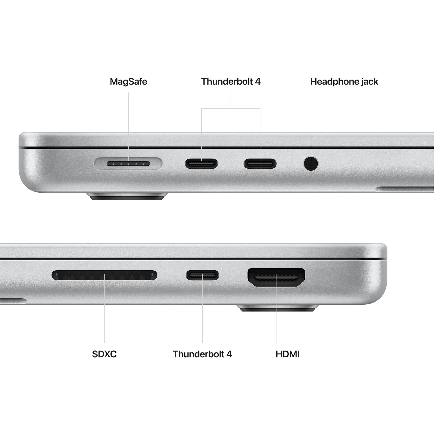 APPLE MacBook Pro 14 (2023) - Zilver M2 Pro - 12C - 19C - 16 GB - 1 TB