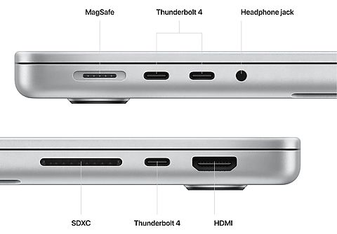 APPLE MacBook Pro 14 (2023) - Zilver M2 Pro - 12C - 19C - 16 GB - 1 TB