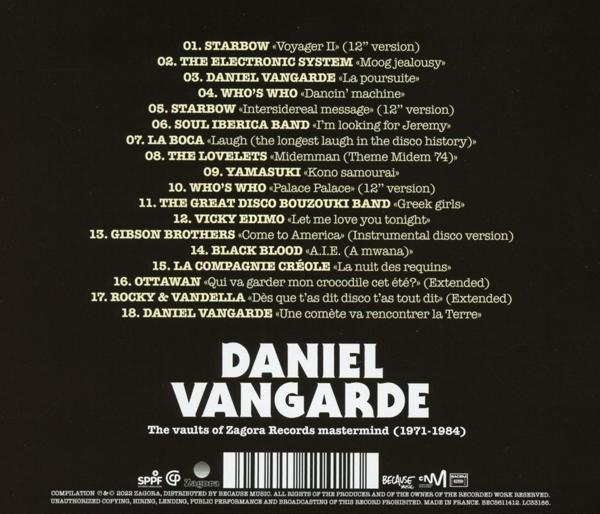 Daniel Zagora Daniel Vangarde Vangarde-The (CD) - - Vaults Mastermind Of