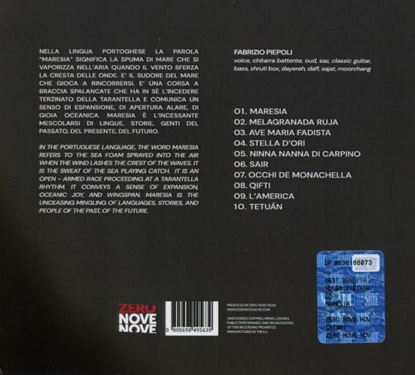 Fabrizio Piepoli - Maresia (Digipak)  - (CD)
