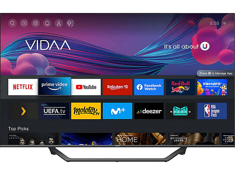 TV QLED 75" | Hisense 75A7GQ