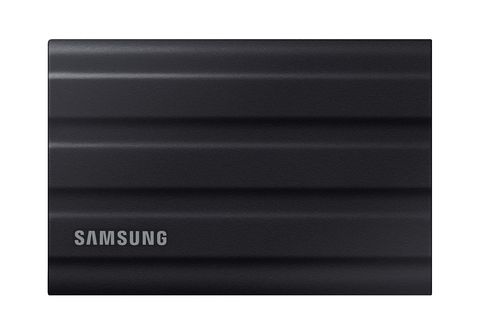 SAMSUNG Portable SSD T7 Shield PC/Mac Festplatte, 4 TB SSD, extern, Schwarz  Externe SSD Festplatten