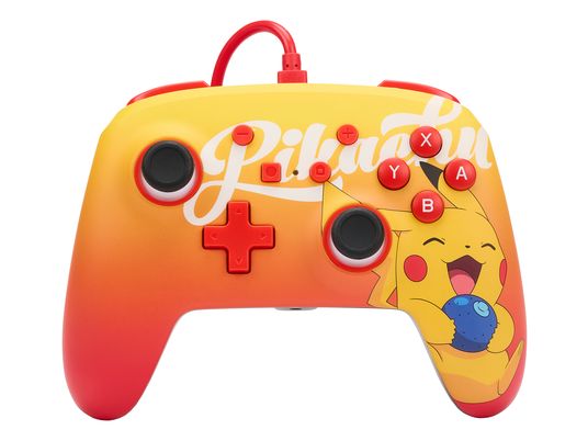 POWERA Enhanced Wired - Pokémon: Oran Berry Pikachu - Controller (Orange/Rot/Schwarz)