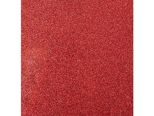 CRICUT Smart Iron-ON - Pellicola termoadesiva (Rosso glitter)