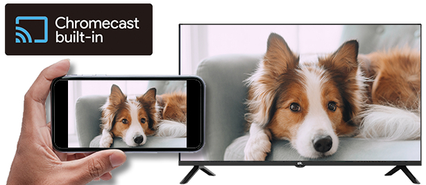 OK. ODL 24951HC-TAB 24" FULL LED Smart HD-ready - HD ready - Led-tv - 24 inch